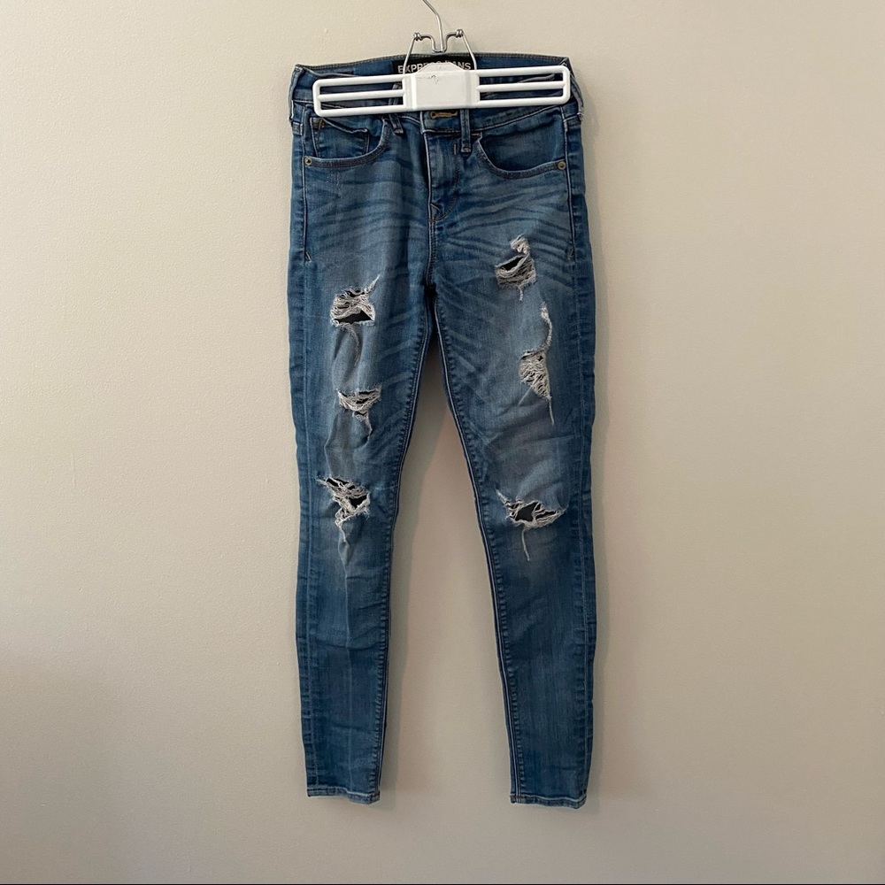 Stretchy Express skinny jeans